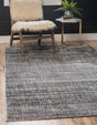 Gray 8' x 10' Helios Rectangle Area Rug 100% Polypropylene (Space-Dyed Yarn) Easy Clean With Cotton Backing Contemporary Carpet for Sale at Rug Engine
