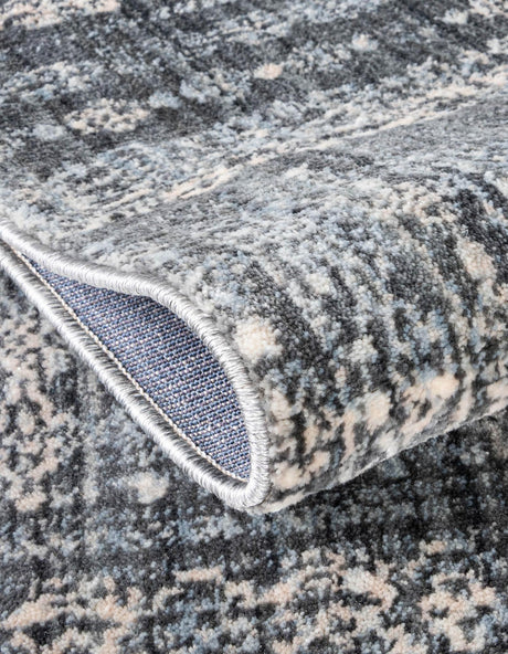 Gray 4' 1 x 6' 1 Helios Rectangle Area Rug 100% Polypropylene (Space-Dyed Yarn) Easy Clean With Cotton Backing Contemporary Carpet for Sale at Rug Engine