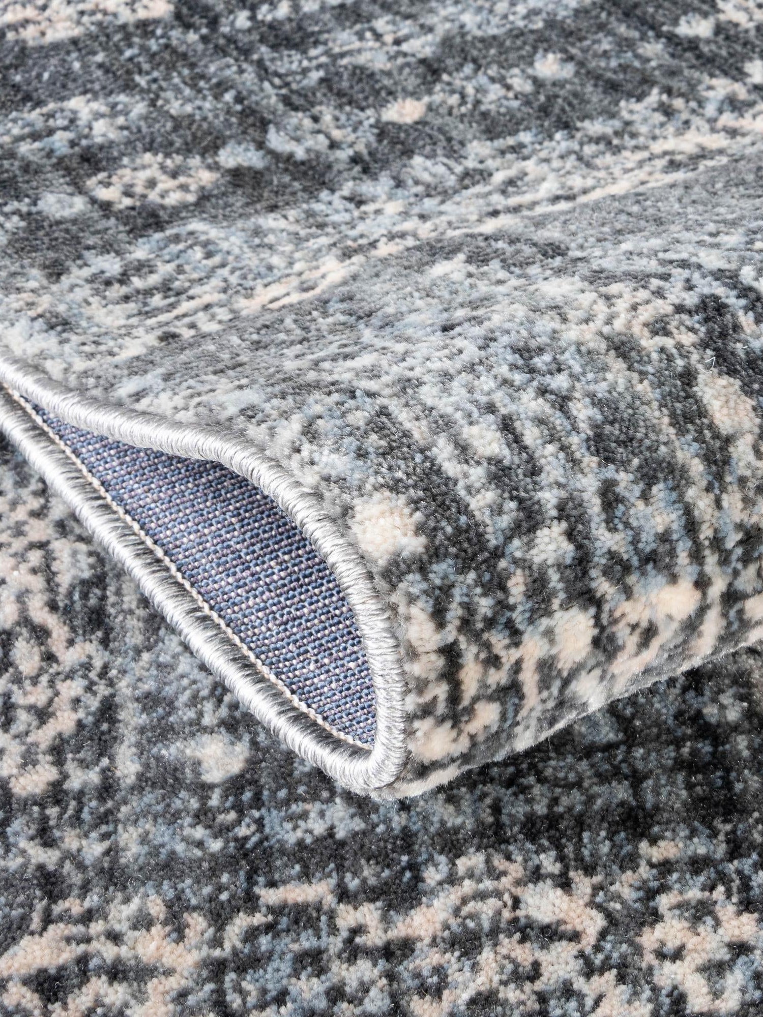 Gray 9' x 12' Helios Rectangle Area Rug 100% Polypropylene (Space-Dyed Yarn) Easy Clean With Cotton Backing Contemporary Carpet for Sale at Rug Engine