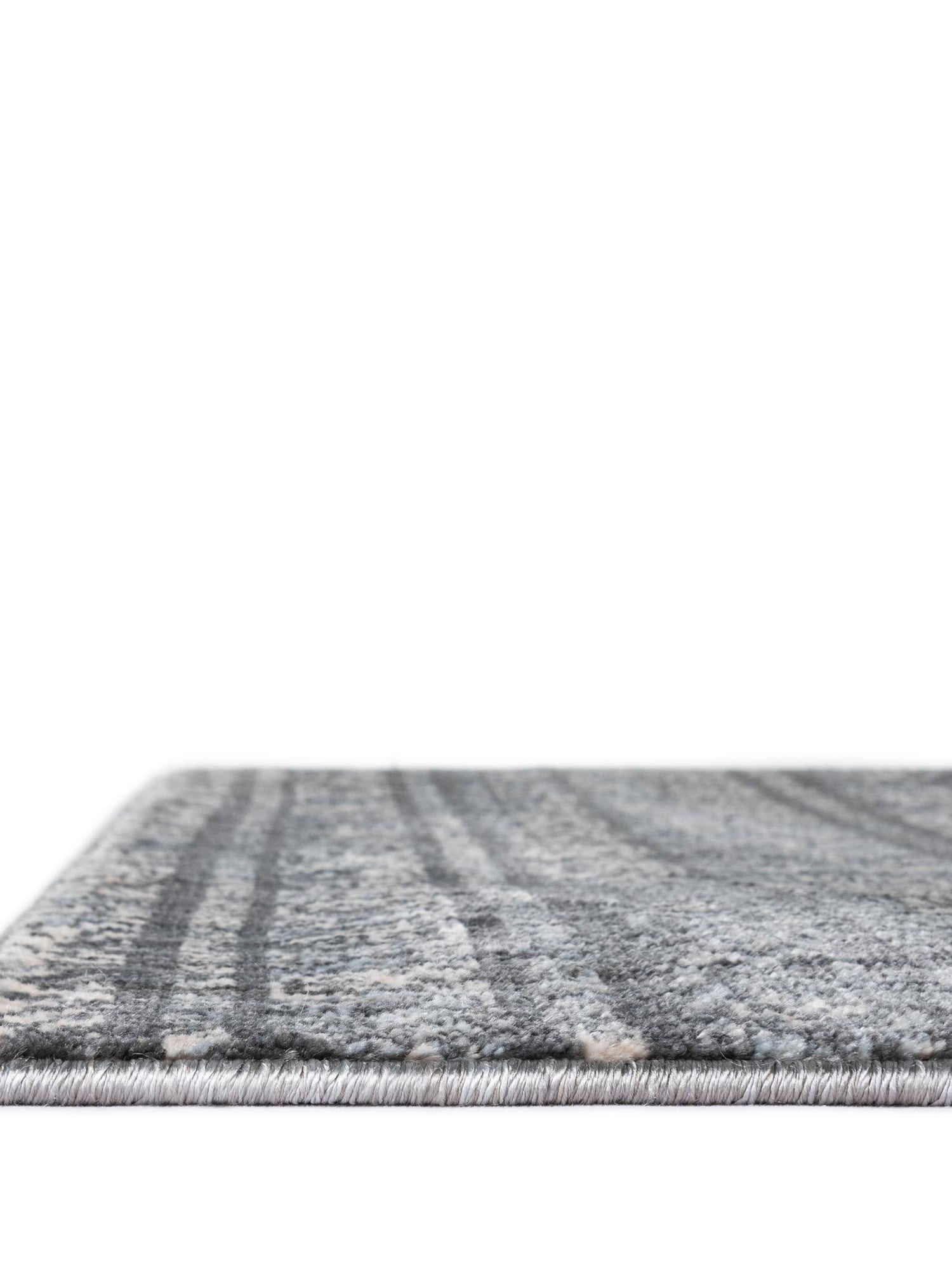 Gray 5' 1 x 8' Helios Rectangle Area Rug 100% Polypropylene (Space-Dyed Yarn) Easy Clean With Cotton Backing Contemporary Carpet for Sale at Rug Engine