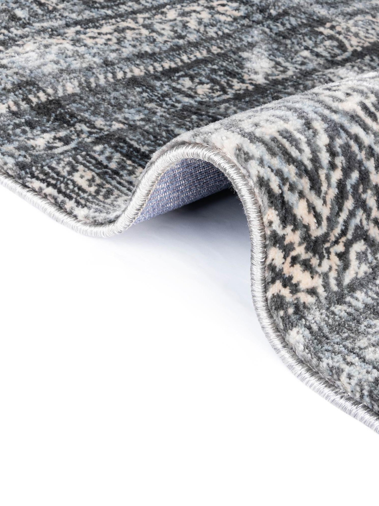 Gray 9' x 12' Helios Rectangle Area Rug 100% Polypropylene (Space-Dyed Yarn) Easy Clean With Cotton Backing Contemporary Carpet for Sale at Rug Engine