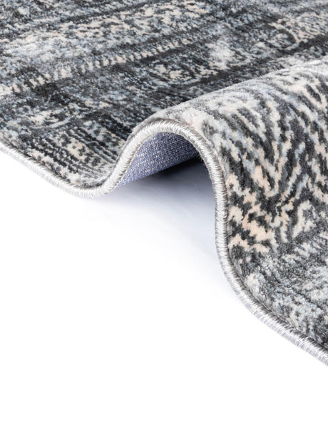 Gray 9' x 12' Helios Rectangle Area Rug 100% Polypropylene (Space-Dyed Yarn) Easy Clean With Cotton Backing Contemporary Carpet for Sale at Rug Engine