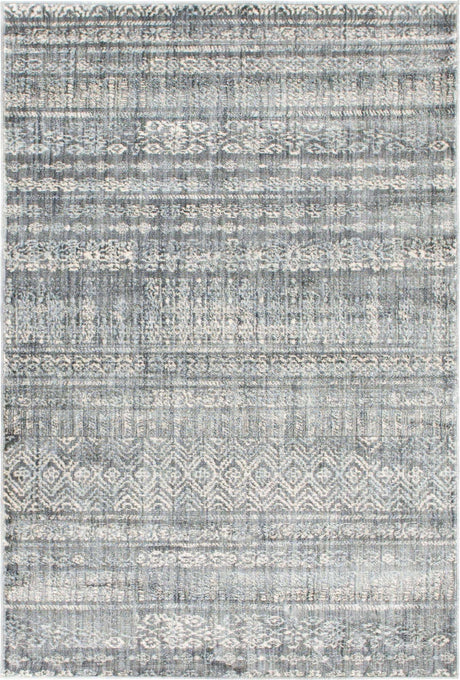 Gray 4' 1 x 6' 1 Helios Rectangle Area Rug 100% Polypropylene (Space-Dyed Yarn) Easy Clean With Cotton Backing Contemporary Carpet for Sale at Rug Engine