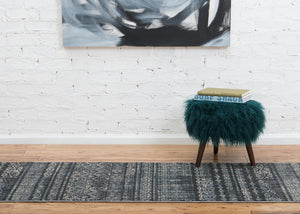 Gray 2' 2 x 6' 1 Helios Runner Area Rug 100% Polypropylene (Space-Dyed Yarn) Easy Clean With Cotton Backing Contemporary Carpet for Sale at Rug Engine