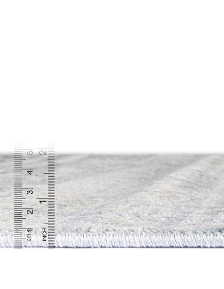 Silver Mist 8' x 10' Helios Rectangle Area Rug 100% Polypropylene (Space-Dyed Yarn) Easy Clean With Cotton Backing Contemporary Carpet for Sale at Rug Engine