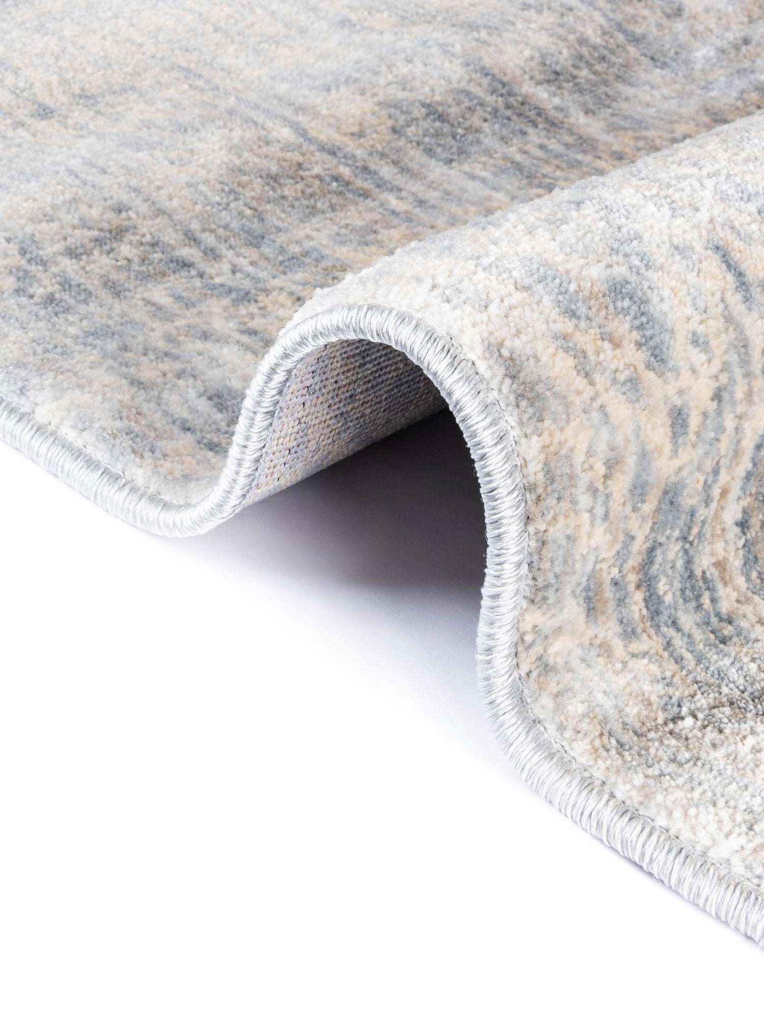 Silver Mist 4' 1 x 6' 1 Helios Rectangle Area Rug 100% Polypropylene (Space-Dyed Yarn) Easy Clean With Cotton Backing Contemporary Carpet for Sale at Rug Engine