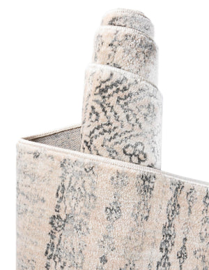 Beige 5' 1 x 8' Helios Rectangle Area Rug 100% Polypropylene (Space-Dyed Yarn) Easy Clean With Cotton Backing Contemporary Carpet for Sale at Rug Engine