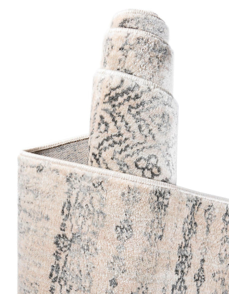 Beige 5' 1 x 8' Helios Rectangle Area Rug 100% Polypropylene (Space-Dyed Yarn) Easy Clean With Cotton Backing Contemporary Carpet for Sale at Rug Engine