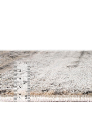 Beige 8' x 8' Helios Round Area Rug 100% Polypropylene (Space-Dyed Yarn) Easy Clean With Cotton Backing Contemporary Carpet for Sale at Rug Engine