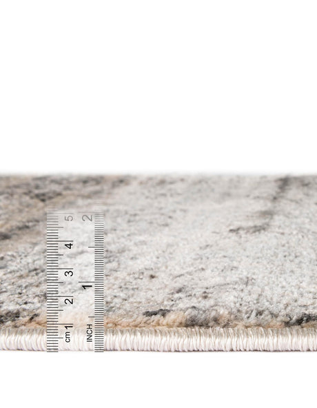 Beige 8' x 8' Helios Round Area Rug 100% Polypropylene (Space-Dyed Yarn) Easy Clean With Cotton Backing Contemporary Carpet for Sale at Rug Engine