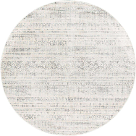Beige 8' x 8' Helios Round Area Rug 100% Polypropylene (Space-Dyed Yarn) Easy Clean With Cotton Backing Contemporary Carpet for Sale at Rug Engine