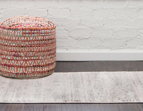 Beige 2' 2 x 6' 1 Helios Runner Area Rug 100% Polypropylene (Space-Dyed Yarn) Easy Clean With Cotton Backing Contemporary Carpet for Sale at Rug Engine