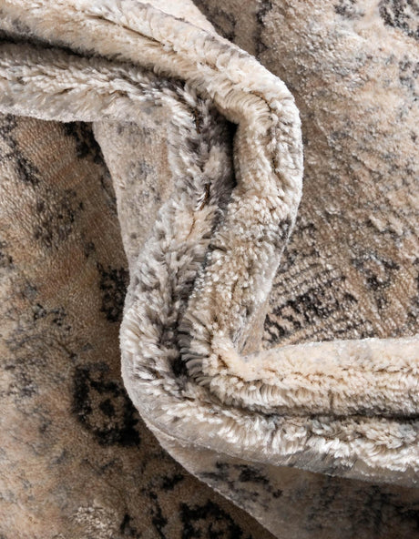 Beige 2' 2 x 6' 1 Helios Runner Area Rug 100% Polypropylene (Space-Dyed Yarn) Easy Clean With Cotton Backing Contemporary Carpet for Sale at Rug Engine