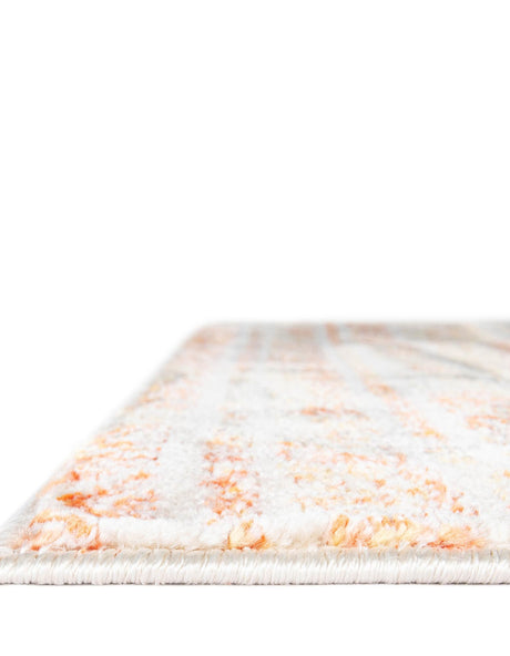 Orange 4' 1 x 6' 1 Helios Rectangle Area Rug 100% Polypropylene (Space-Dyed Yarn) Easy Clean With Cotton Backing Contemporary Carpet for Sale at Rug Engine