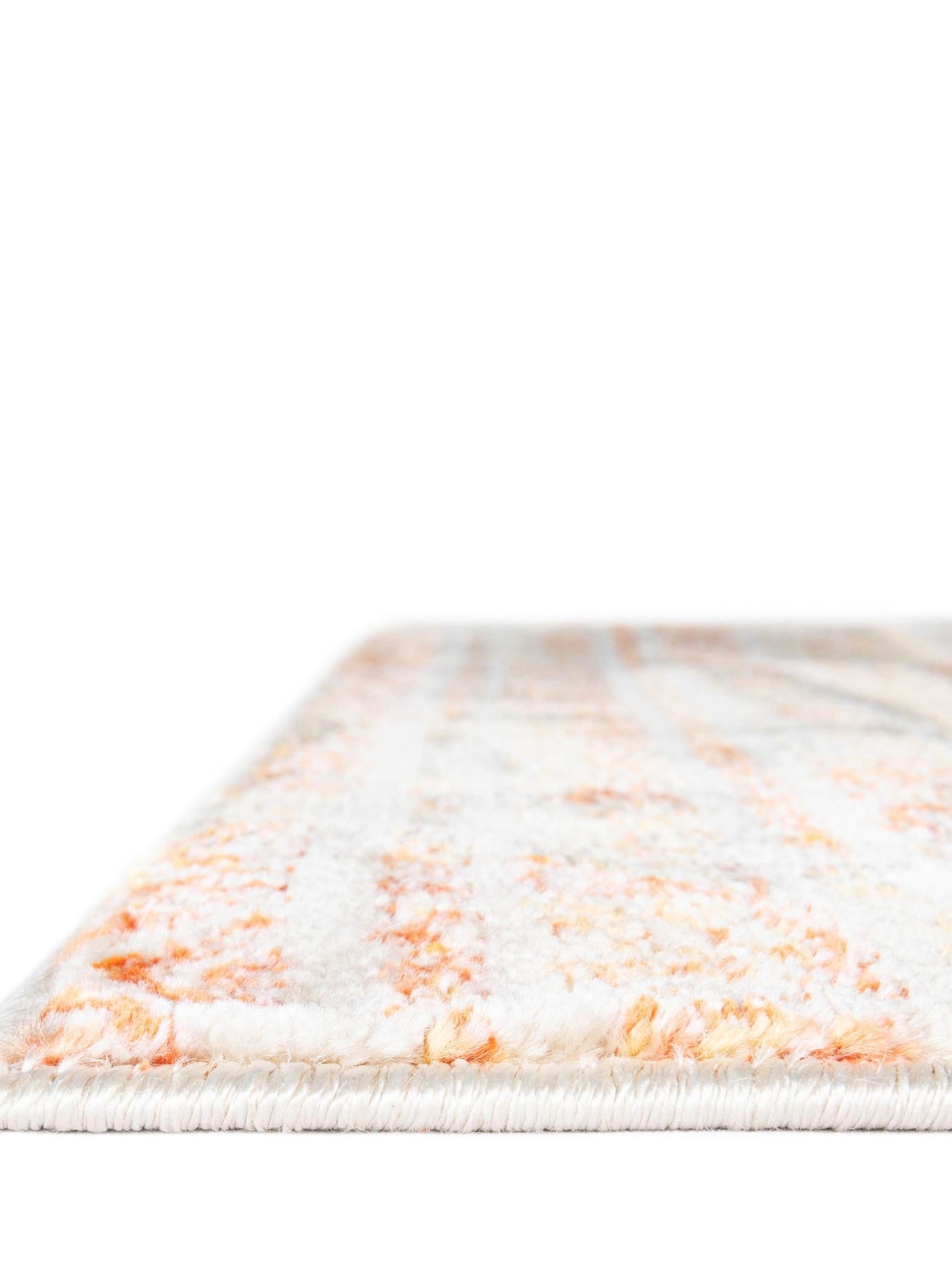 Orange 5' 1 x 8' Helios Rectangle Area Rug 100% Polypropylene (Space-Dyed Yarn) Easy Clean With Cotton Backing Contemporary Carpet for Sale at Rug Engine
