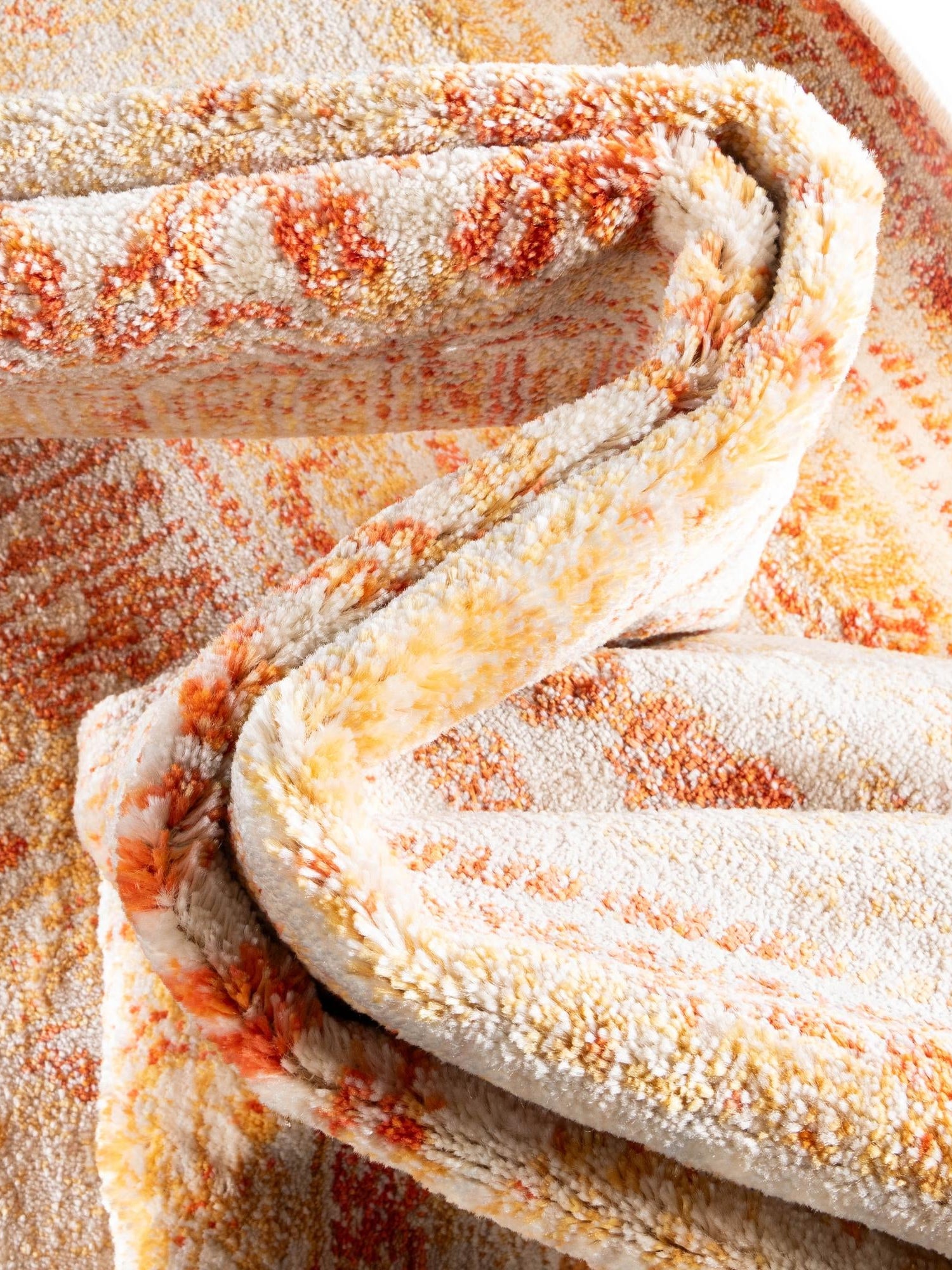 Orange 9' x 12' 2 Helios Rectangle Area Rug 100% Polypropylene (Space-Dyed Yarn) Easy Clean With Cotton Backing Contemporary Carpet for Sale at Rug Engine