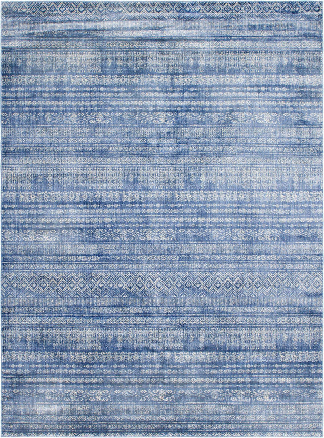 Navy Blue 9' x 12' 2 Helios Rectangle Area Rug 100% Polypropylene (Space-Dyed Yarn) Easy Clean With Cotton Backing Contemporary Carpet for Sale at Rug Engine