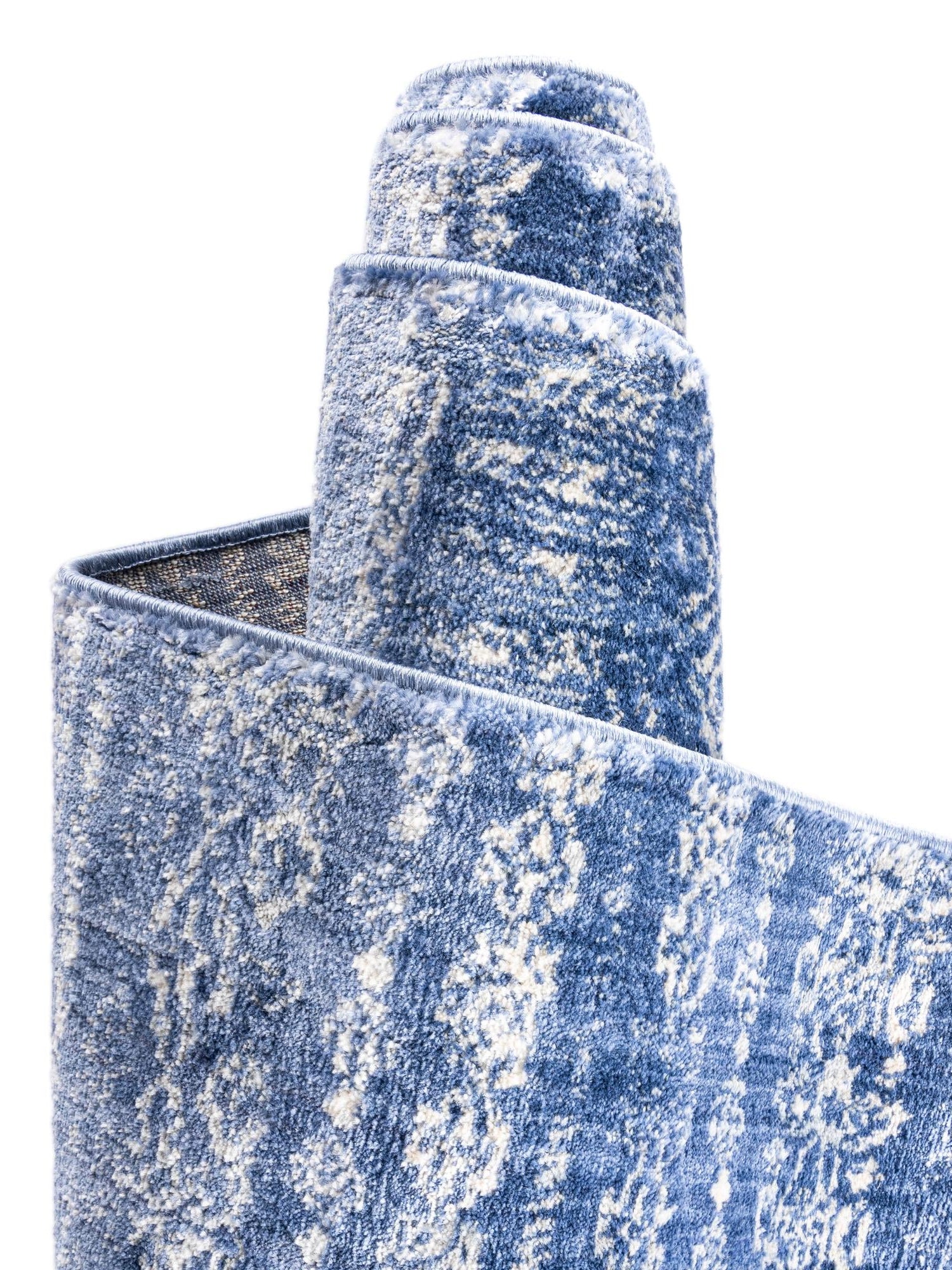 Navy Blue 8' x 10' Helios Rectangle Area Rug 100% Polypropylene (Space-Dyed Yarn) Easy Clean With Cotton Backing Contemporary Carpet for Sale at Rug Engine