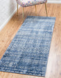 Navy Blue 2' 2 x 6' 1 Helios Runner Area Rug 100% Polypropylene (Space-Dyed Yarn) Easy Clean With Cotton Backing Contemporary Carpet for Sale at Rug Engine