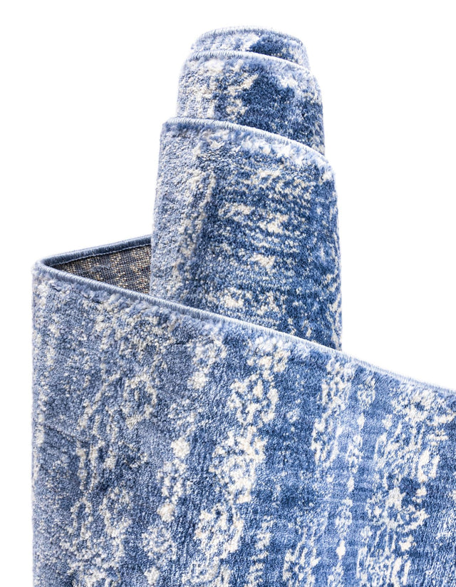 Navy Blue 2' 2 x 6' 1 Helios Runner Area Rug 100% Polypropylene (Space-Dyed Yarn) Easy Clean With Cotton Backing Contemporary Carpet for Sale at Rug Engine
