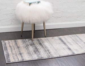Gray 2' 2 x 6' Helios Runner Area Rug 100% Polypropylene (Space-Dyed Yarn) Easy Clean With Cotton Backing Contemporary Carpet for Sale at Rug Engine