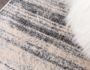 Gray 2' 2 x 6' Helios Runner Area Rug 100% Polypropylene (Space-Dyed Yarn) Easy Clean With Cotton Backing Contemporary Carpet for Sale at Rug Engine