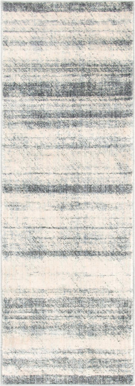 Gray 2' 2 x 6' Helios Runner Area Rug 100% Polypropylene (Space-Dyed Yarn) Easy Clean With Cotton Backing Contemporary Carpet for Sale at Rug Engine