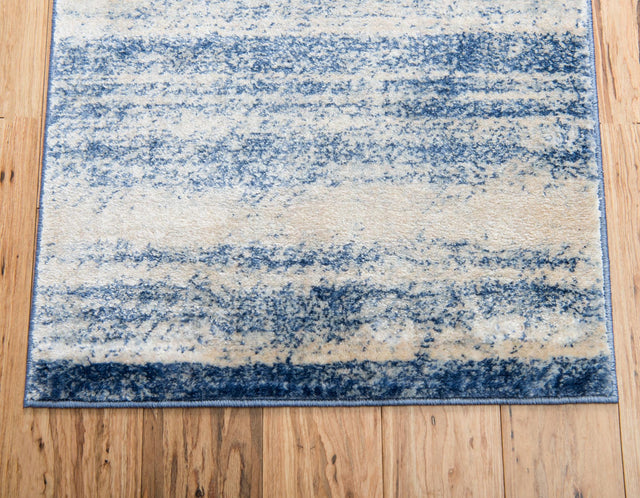 Blue 2' 2 x 6' 1 Helios Runner Area Rug 100% Polypropylene (Space-Dyed Yarn) Easy Clean With Cotton Backing Contemporary Carpet for Sale at Rug Engine