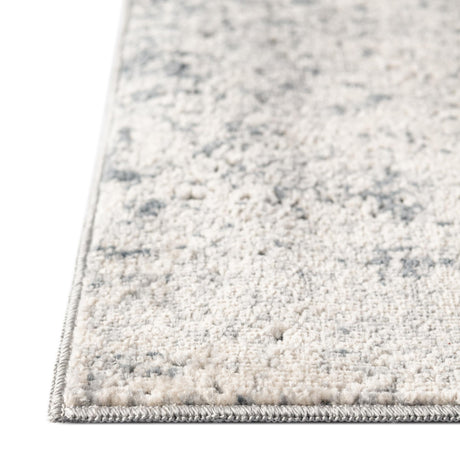Gray 7' 1 x 7' 1 Chateau Square Area Rug 85% Polypropylene & 15% Chenille With Cotton Backing Traditional Vintage Distressed Carpet for Classical Interior Design Decorating for Sale at Rug Engine