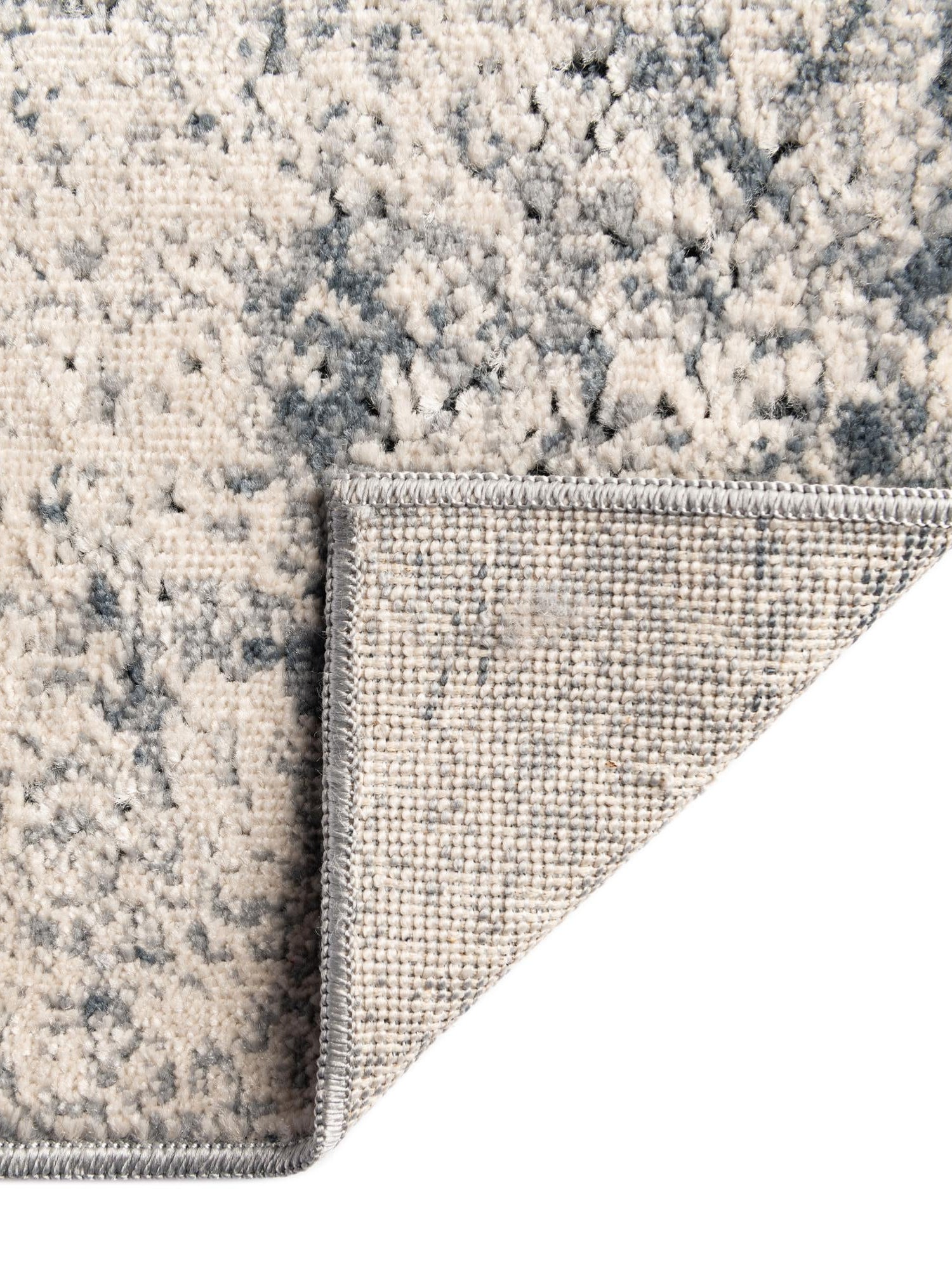 Gray 7' 1 x 7' 1 Chateau Square Area Rug 85% Polypropylene & 15% Chenille With Cotton Backing Traditional Vintage Distressed Carpet for Classical Interior Design Decorating for Sale at Rug Engine