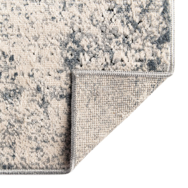 Gray 7' 1 x 7' 1 Chateau Square Area Rug 85% Polypropylene & 15% Chenille With Cotton Backing Traditional Vintage Distressed Carpet for Classical Interior Design Decorating for Sale at Rug Engine