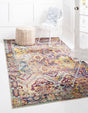 Multicolor 9' x 12' 2 Monterey Rectangle Area Rug 100% Polypropylene Colorful Easy Clean Traditional Carpet for Living Room, Bedrooms, Dining, Kitchen for Sale at Rug Engine