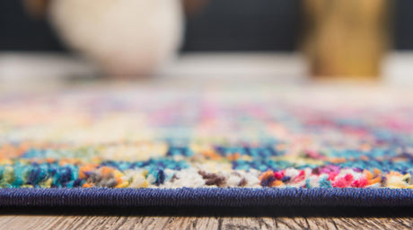 Multicolor 10' 6 x 16' 5 Chromatic Palace Area Rug 100% Polypropylene With Cotton Backing Abstract Modern Colorful Carpet Mat for Home Decor & Interior Design for Sale at Rug Engine