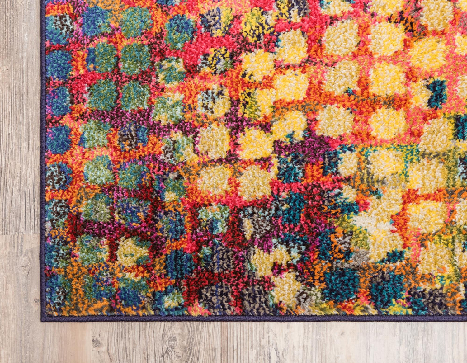 Multicolor 10' 6 x 16' 5 Chromatic Palace Area Rug 100% Polypropylene With Cotton Backing Abstract Modern Colorful Carpet Mat for Home Decor & Interior Design for Sale at Rug Engine