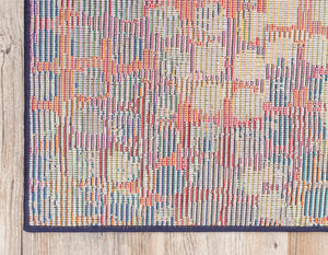 Multicolor 10' 6 x 16' 5 Chromatic Palace Area Rug 100% Polypropylene With Cotton Backing Abstract Modern Colorful Carpet Mat for Home Decor & Interior Design for Sale at Rug Engine