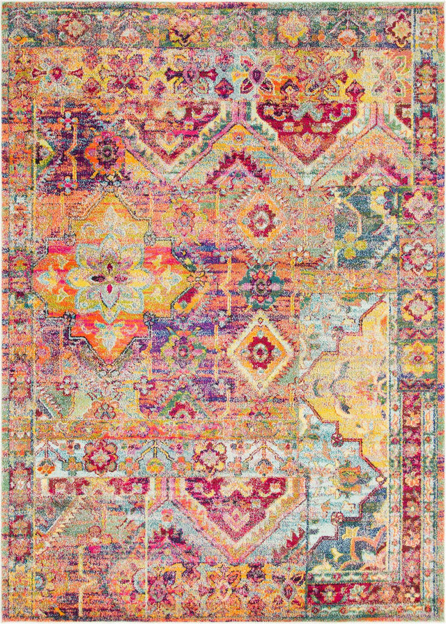 Multicolor 9' x 12' 2 Monterey Rectangle Area Rug 100% Polypropylene Colorful Easy Clean Traditional Carpet for Living Room, Bedrooms, Dining, Kitchen for Sale at Rug Engine
