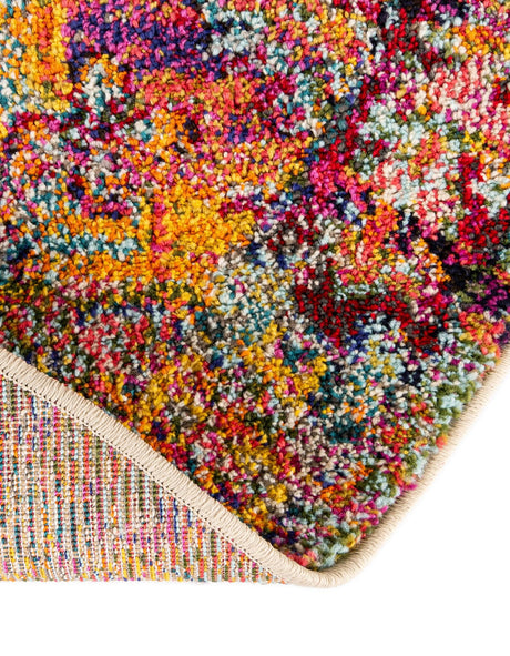 Multicolor 6' 1 x 6' 1 Monterey Round Area Rug 100% Polypropylene Colorful Easy Clean Traditional Carpet for Living Room, Bedrooms, Dining, Kitchen for Sale at Rug Engine