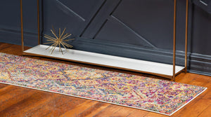 Multicolor 2' 7 x 10' Monterey Runner Area Rug 100% Polypropylene Colorful Easy Clean Traditional Carpet for Living Room, Bedrooms, Dining, Kitchen for Sale at Rug Engine