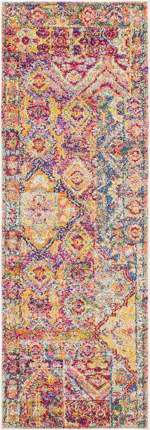 Multicolor 2' 2 x 6' 1 Monterey Runner Area Rug 100% Polypropylene Colorful Easy Clean Traditional Carpet for Living Room, Bedrooms, Dining, Kitchen for Sale at Rug Engine