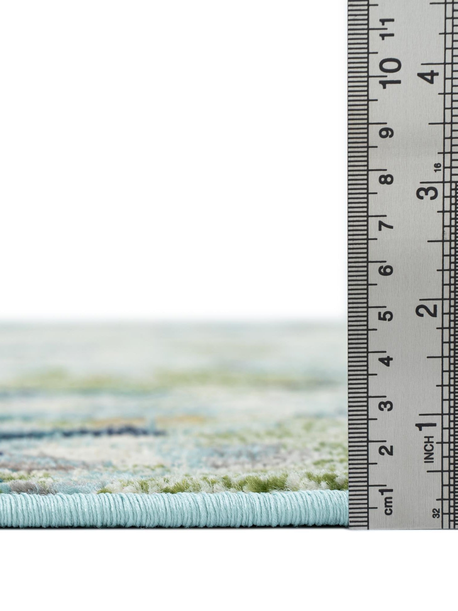 Light Blue 8' x 10' Chromatic Rectangle Area Rug 100% Polypropylene With Cotton Backing Abstract Modern Colorful Carpet Mat for Home Decor & Interior Design for Sale at Rug Engine