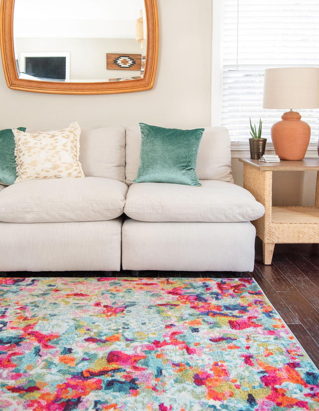 Multicolor 6' 1 x 9' Chromatic Rectangle Rug