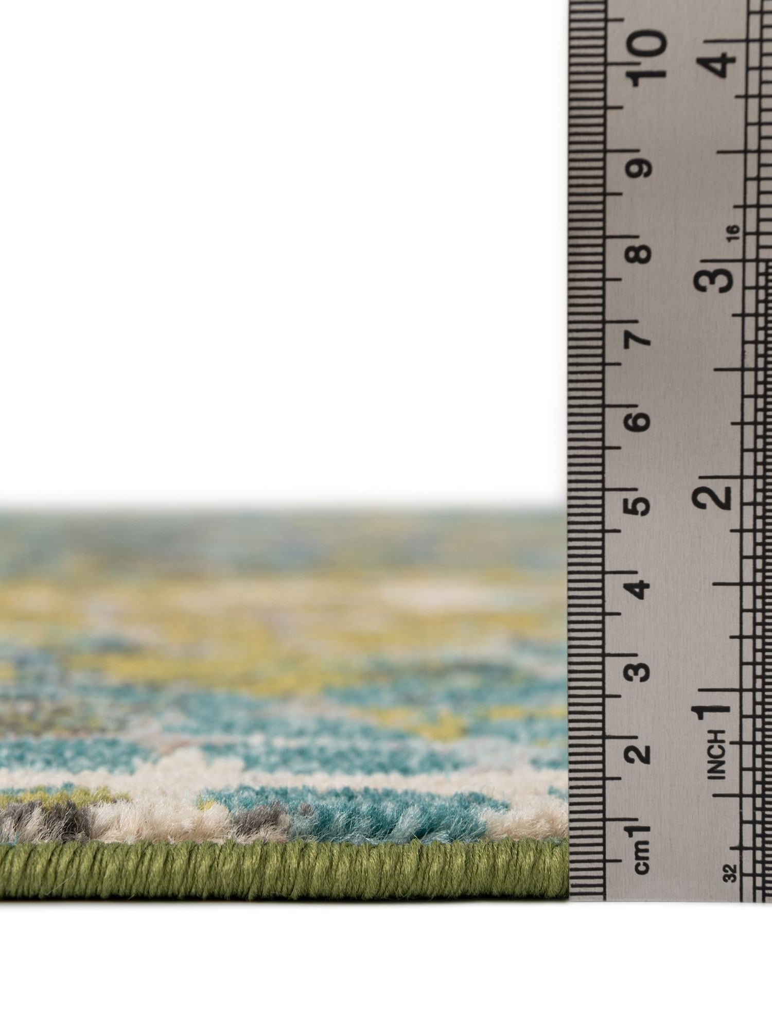 Blue Green 10' 6 x 16' 5 Chromatic Rectangle Area Rug 100% Polypropylene With Cotton Backing Abstract Modern Colorful Carpet Mat for Home Decor & Interior Design for Sale at Rug Engine