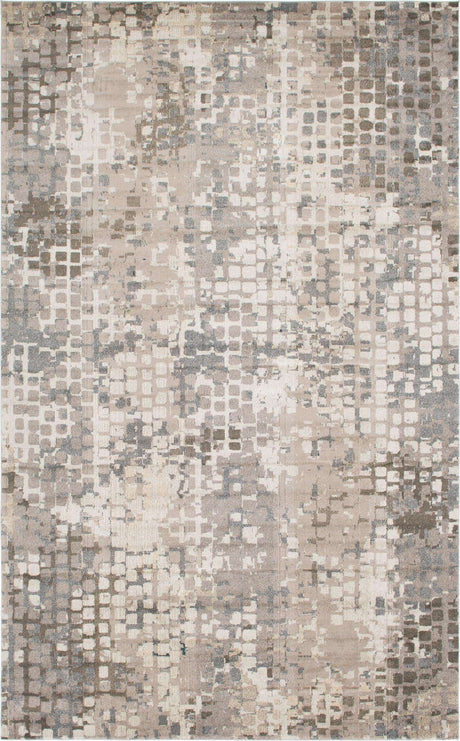 Gray 10' 6 x 16' 5 Chromatic Rectangle Area Rug 100% Polypropylene With Cotton Backing Abstract Modern Colorful Carpet Mat for Home Decor & Interior Design for Sale at Rug Engine