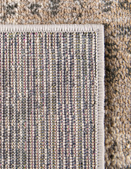 Gray 9' x 12' Chromatic Rectangle Area Rug 100% Polypropylene With Cotton Backing Abstract Modern Colorful Carpet Mat for Home Decor & Interior Design for Sale at Rug Engine