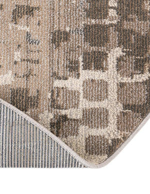 Gray 6' 1 x 6' 1 Chromatic Round Area Rug 100% Polypropylene With Cotton Backing Abstract Modern Colorful Carpet Mat for Home Decor & Interior Design for Sale at Rug Engine