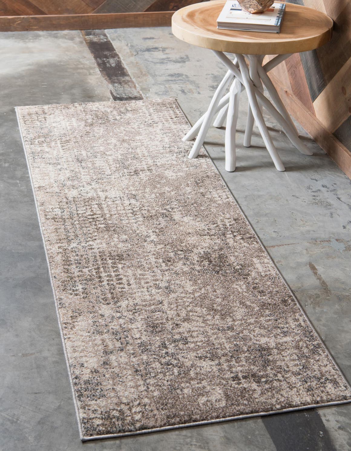 Gray 2' 2 x 6' 9 Chromatic Runner Area Rug 100% Polypropylene With Cotton Backing Abstract Modern Colorful Carpet Mat for Home Decor & Interior Design for Sale at Rug Engine