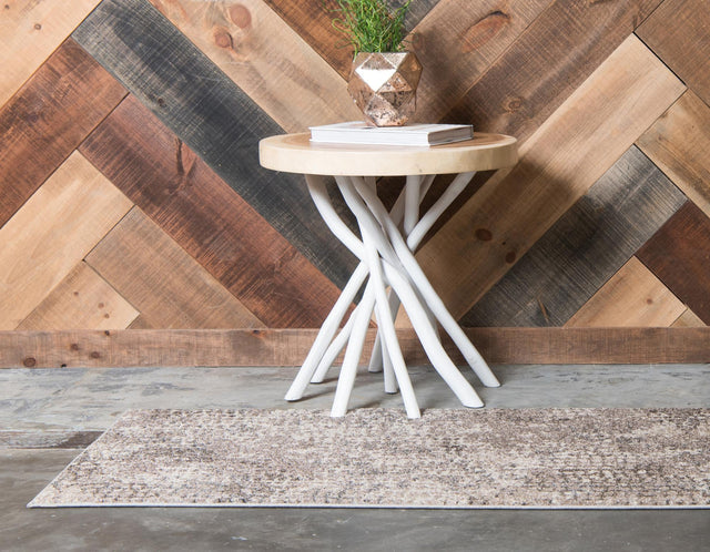 Gray 2' 7 x 10' Chromatic Runner Area Rug 100% Polypropylene With Cotton Backing Abstract Modern Colorful Carpet Mat for Home Decor & Interior Design for Sale at Rug Engine