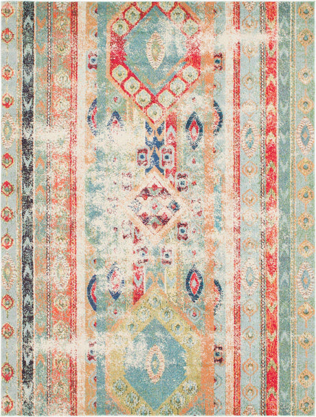 Blue 8' x 10' Sedona Rectangle Area Rug