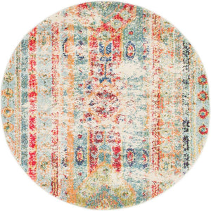 Blue 3' 3 x 3' 3 Sedona Round Area Rug