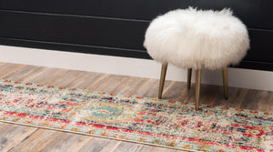 Blue 2' 7 x 10' Sedona Runner Area Rug